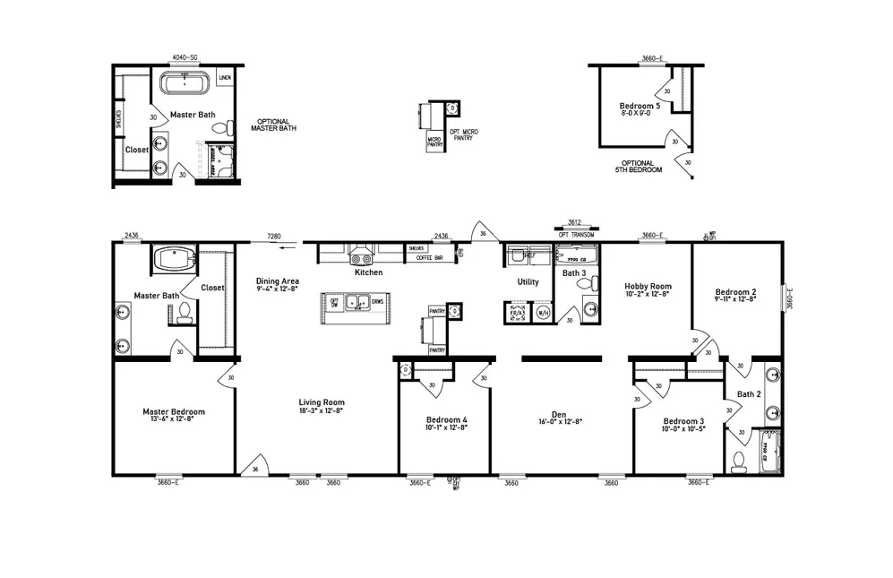 Captain 28764A, floorplan