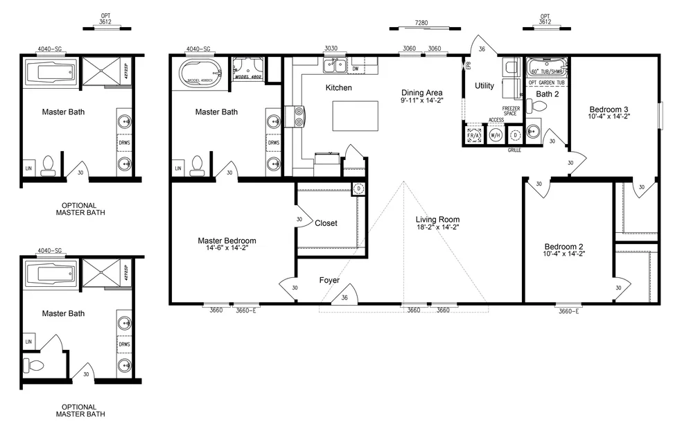 Gulf 32583A, floorplan