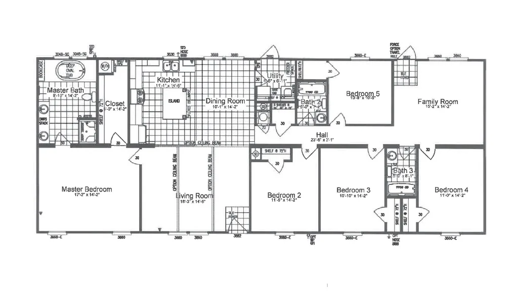Carlton 32765A, floorplan